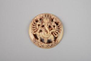 140792, ivory amulet, Gaṇeśa
