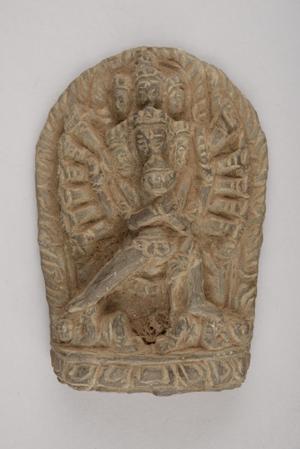 136751, stone relief, Samvara or Heruka