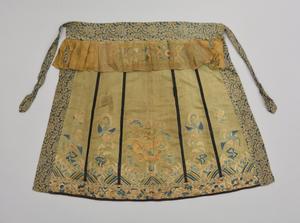 138734, silk apron of a dance costume
