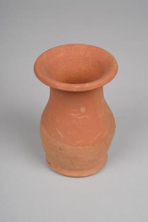 136795, ochre clay vase