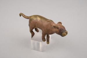 136881, brass ritual animal figure, fox