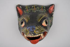 136789, ceremonial mask, dog