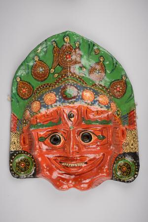 136787, ceremonial mask, Cāmuṇḍā