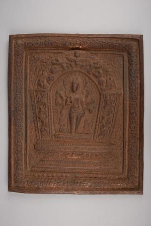136891, ornament plate, Amoghapāśaprabhā