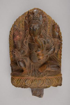136845, stone relief, Ganeśa