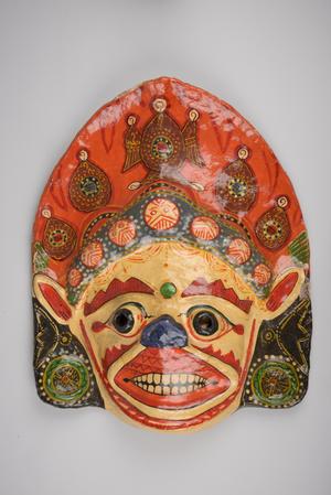 136784, ceremonial mask, Siṃhinī