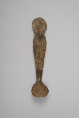 136870, small brass ritual spoon, Newar etc