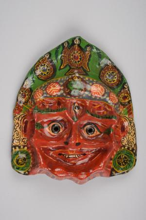 140819, ceremonial mask, Cāmuṇḍā
