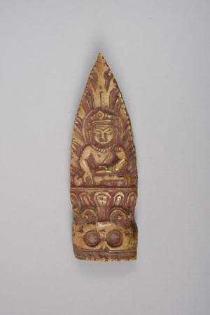 140793, carved bone plaque, evtl Bhaktapur, 3 Reise