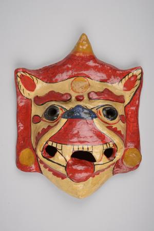136790, ceremonial mask, lion