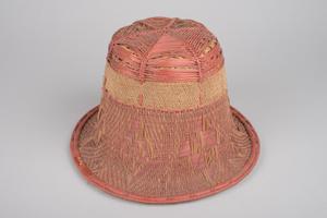 134372a-b, Lepcha hat with feather