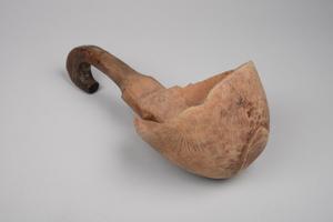 138598, wooden milk ladle
