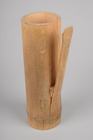 134309, bamboo container with handle