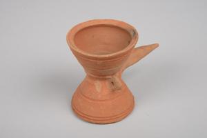 138535, clay hourglass rattle drum