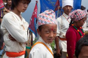 Young dancers at the Tuwachung-Jayajum festival