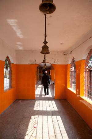 Hallway with bells in Pindeshwor temple