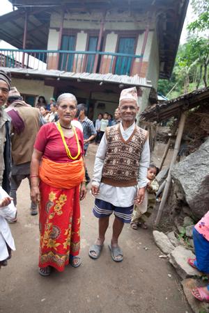 Participants of the sakela or bhume puja