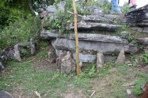 Reijakhule stones near the place of worship for Khema