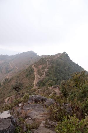 View from the place of worship for Khema at tuwachung-Jayajum hill facing west looking towards Halesi-Maraktika