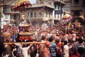 Bisket Jatra, Thimi procession