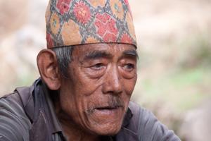Dirga (?) Bahadur Rai (Chamling), man of Chichinga village