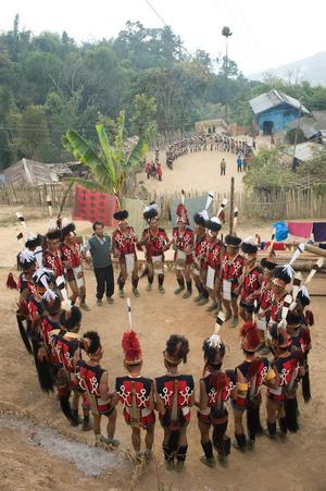 Traditional dances on occasion of Republic day in Shamator town